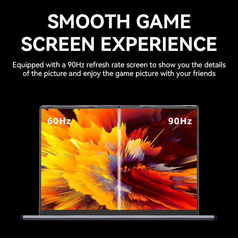 FIREBAT U4 Ultrathin 14 Inch Laptop AMD Ryzen 7 7735HS 7840HS 32GB 1TB SSD Portable 2880*1800 BT5.2 90Hz Computer Notebook