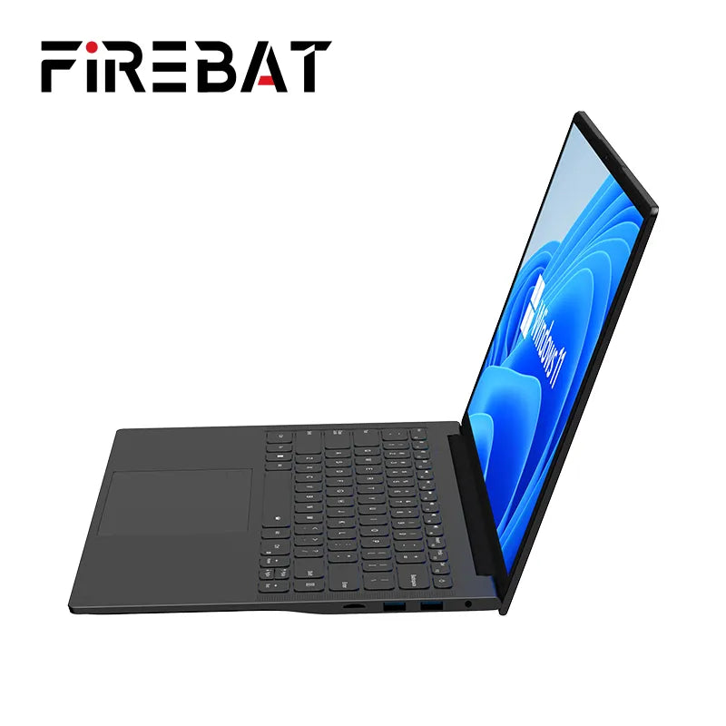 FIREBAT A16 New Arrival 16 Inch 100%sRGB Ultra Slim DDR4 16G RAM 1TB 1920*1200 Fingerprint Portable Intel N5095 Notebook Laptop