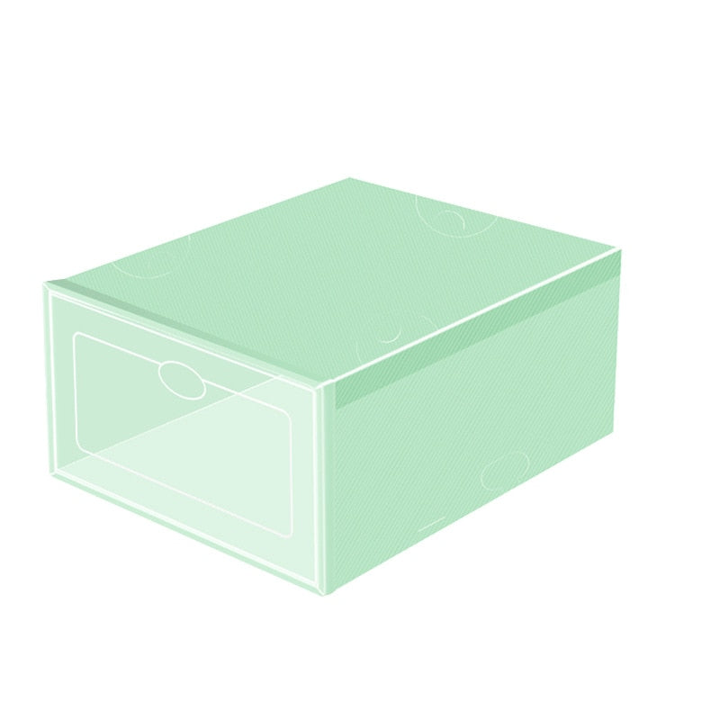 Shoe Storage Boxes Drawer Type Front Opening Shoe Rack Organizer Shoes Container Women's Sneakers