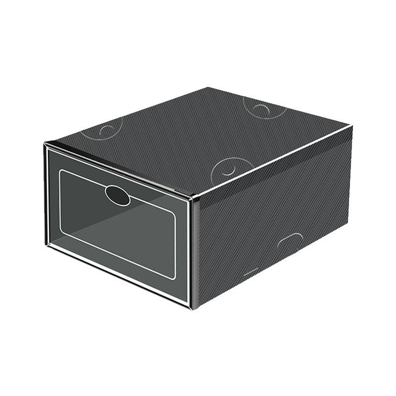 Shoe Storage Boxes Drawer Type Front Opening Shoe Rack Organizer Shoes Container Women's Sneakers