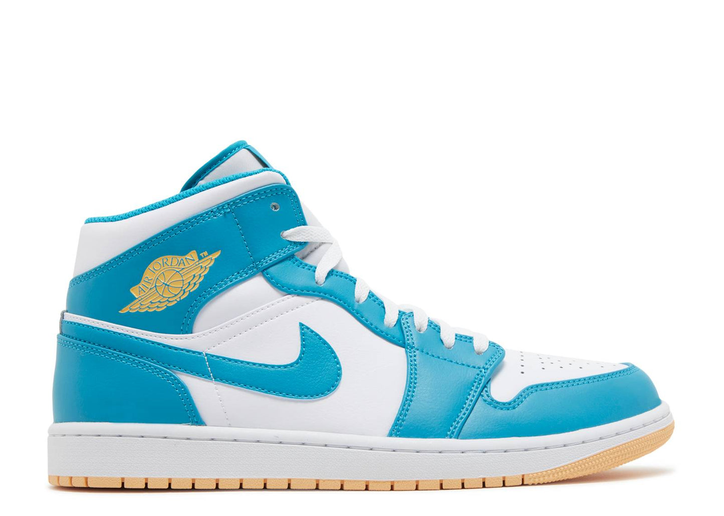 Air Jordan Mid1 top blue and white