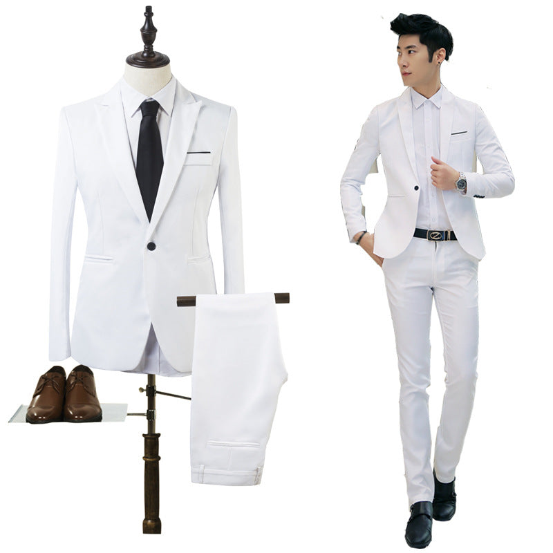 Business two-piece suit suit Korean Slim suit jacket