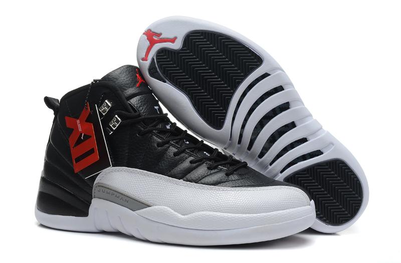 Air Jordan 12 Retro XII AJ12 White/Black Slipping resist