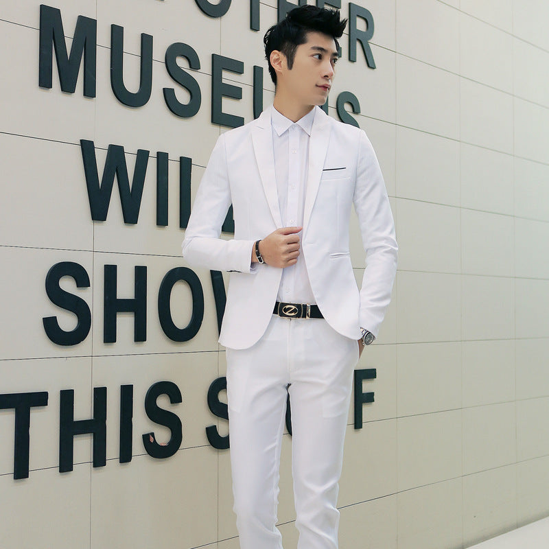 Business two-piece suit suit Korean Slim suit jacket