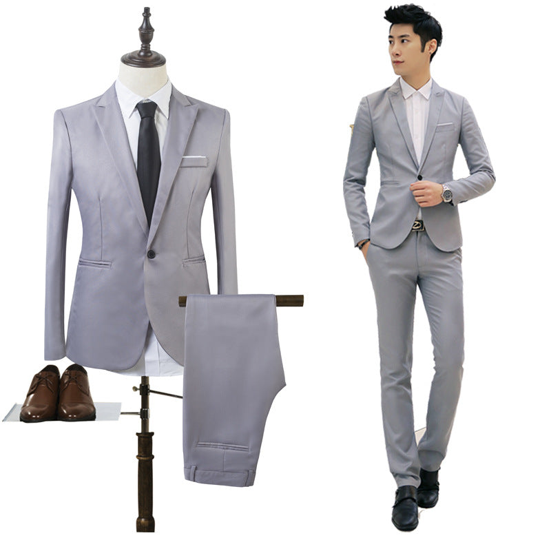 Business two-piece suit suit Korean Slim suit jacket