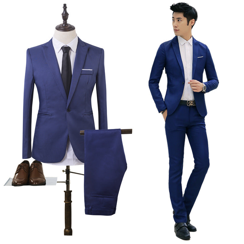 Business two-piece suit suit Korean Slim suit jacket