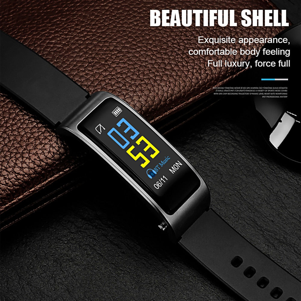 Bluetooth Wireless earphone smart watch Health Tracker Fitness Bracelet Y3 Plus Smart Wristband Bluetooth headset music play