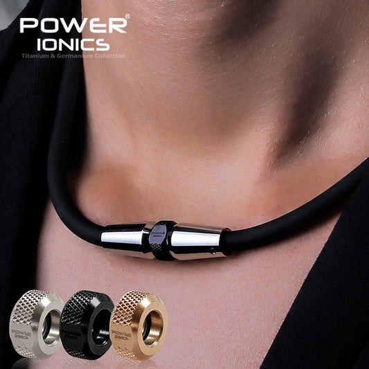 Power Ionics 3000ions/cc Anion Fashion Sports Golf Baseball Titanium Ion Pendant Necklace