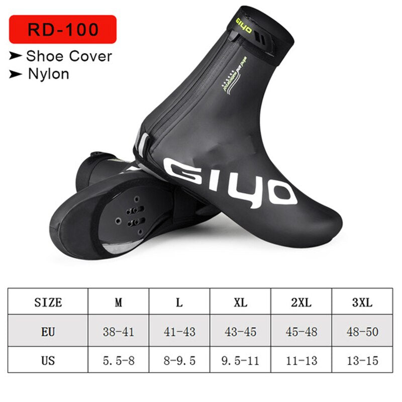 GIYO Winter Cycling Shoe Covers Women Men Shoes Cover MTB Road Bike Racing Cycling Overshoes Waterproof Shoe Covers Bicycle