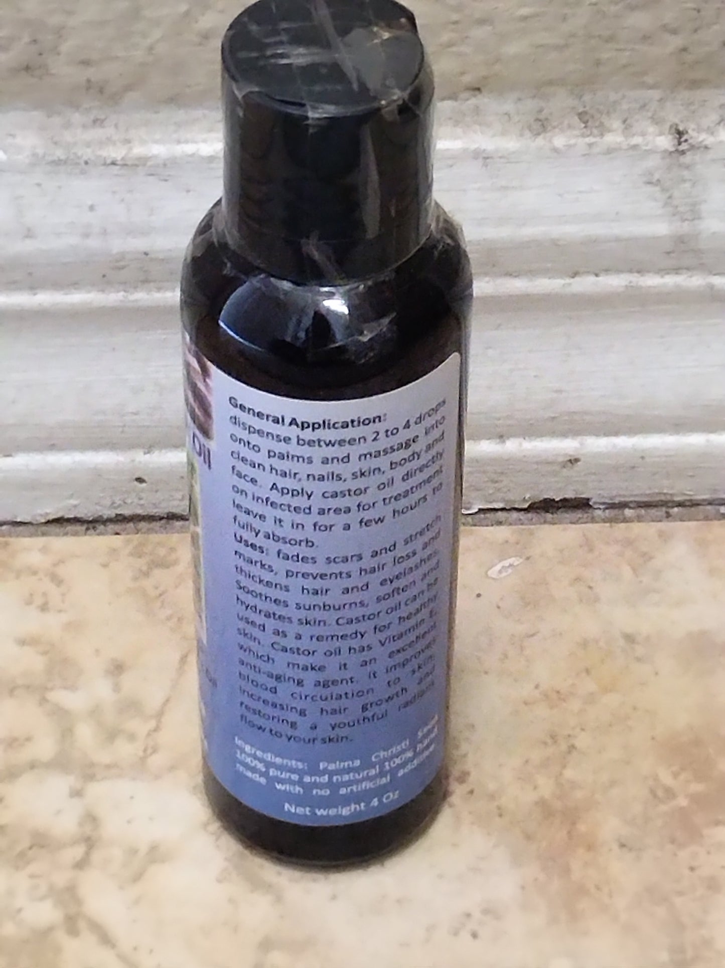 ORGANIC CASTOR OIL FREE SHIPPING