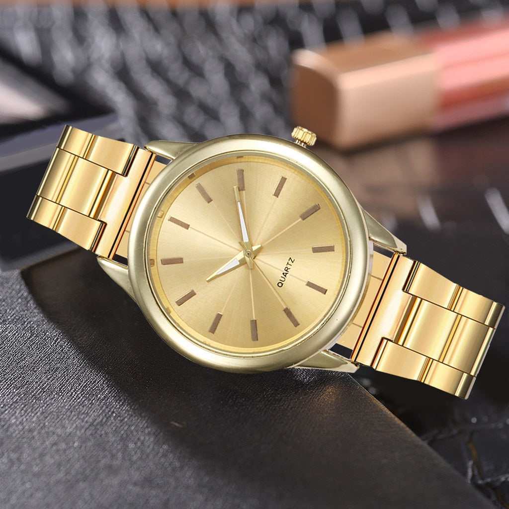 2023 Top Brand Women Watches Luxury Rose Gold  Fashion Stainless Steel Belt Mesh Wristwatch Ladies Clock Jewelry Gifts Relogio