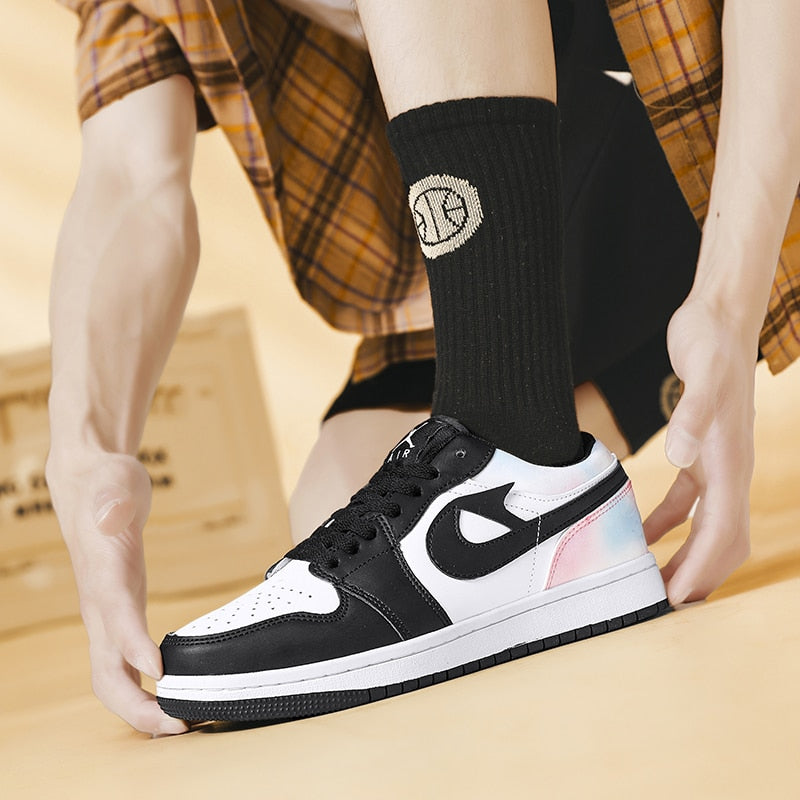 Men's sports fashion casual all-match breathable wear resistant lightweight basketball shoes