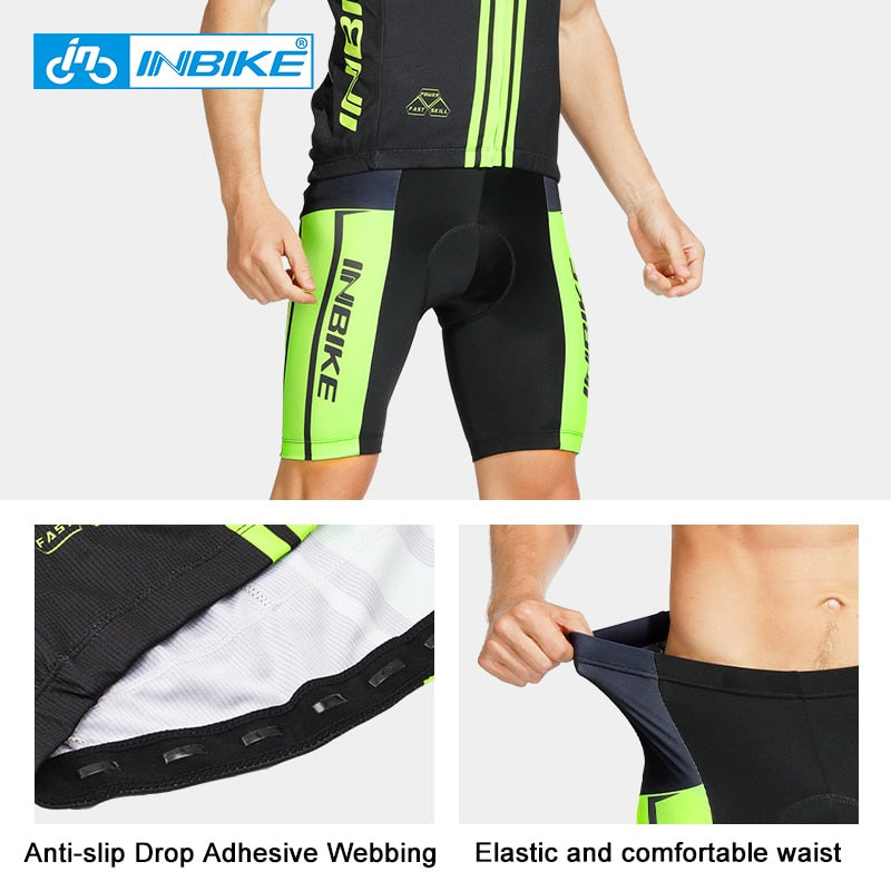 INBIKE 2023 Summer Men’s Cycling Shorts Sportswear Clothes Sets Man Bicycle Shirts For Men MTB Jersey Clothes Mountain Clothing