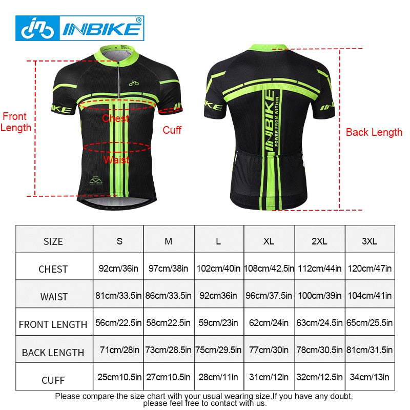 INBIKE 2023 Summer Men’s Cycling Shorts Sportswear Clothes Sets Man Bicycle Shirts For Men MTB Jersey Clothes Mountain Clothing