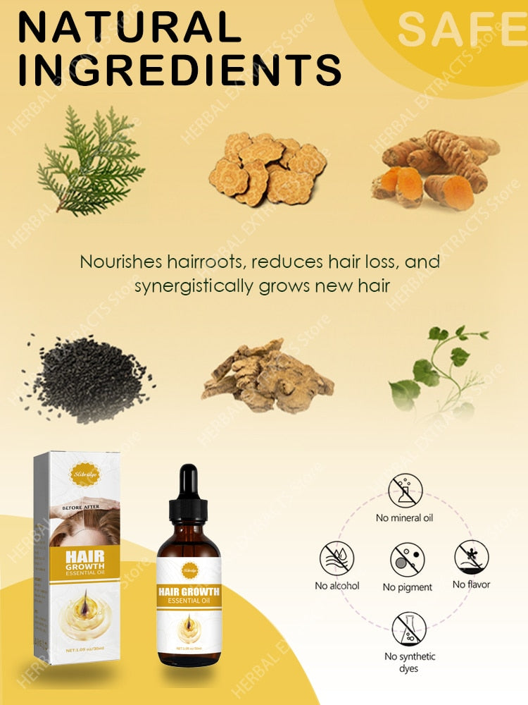 Hair Growth Regrowth Products Oil Anti Hair Loss