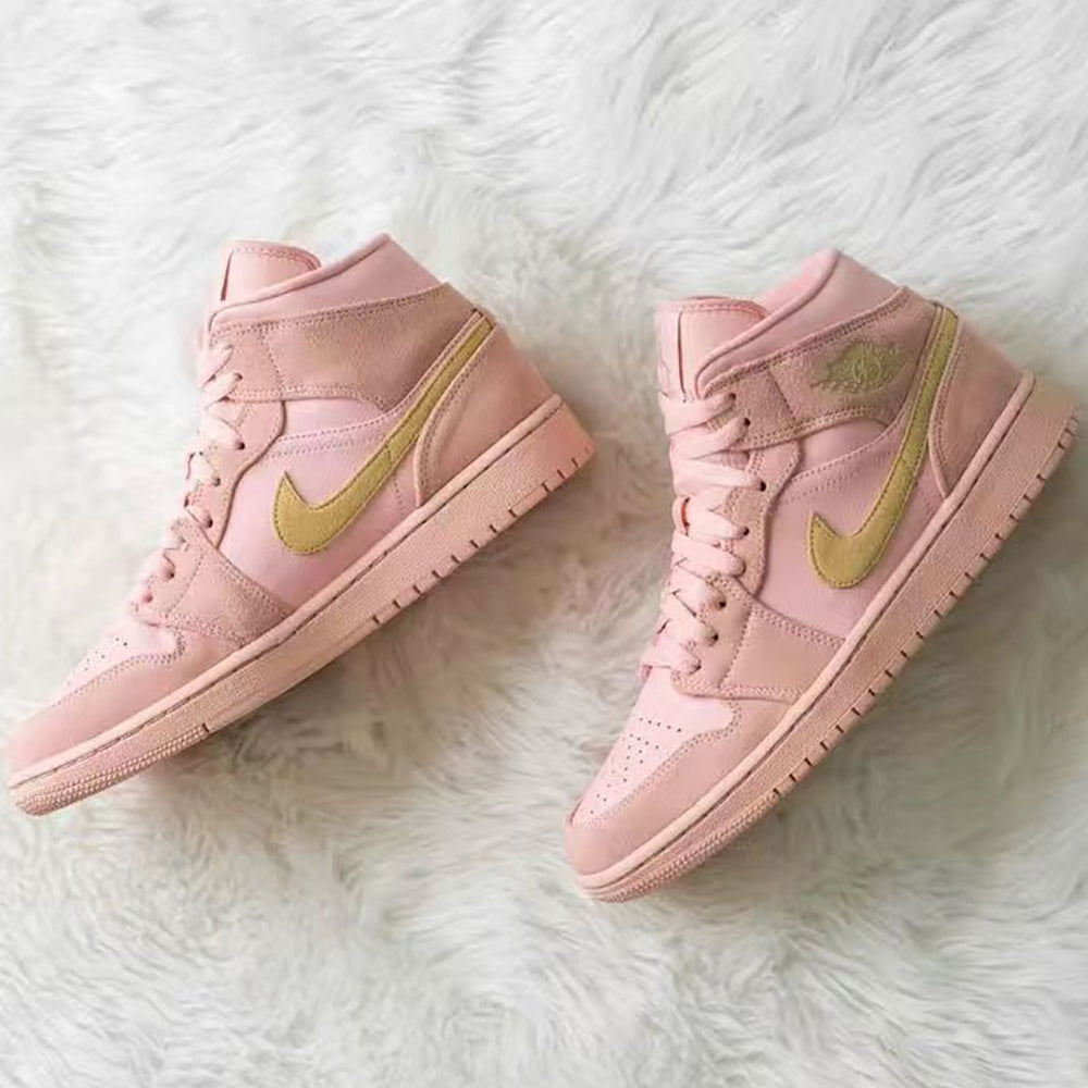 NIKE AIR JORDAN 1 AJ1 hight top couples stitching color basketball shoes sneakers On sale for$70.00 Original price$130.00