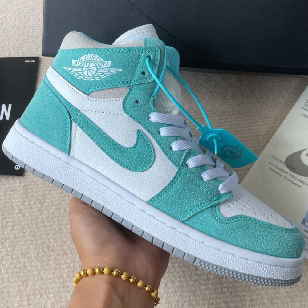 NIKE AIR JORDAN 1 AJ1 hight top couples stitching color basketball shoes sneakers On sale for$70.00 Original price$130.00