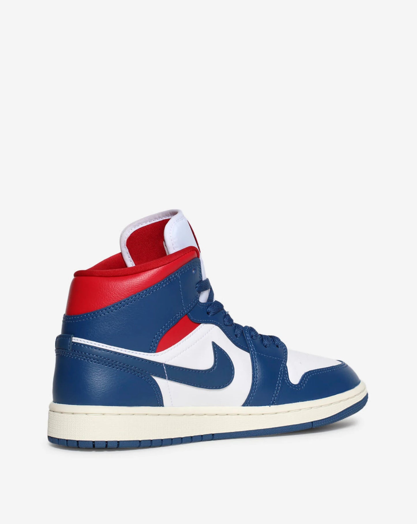 Air Jordan Mid1 top blue white and red high tops